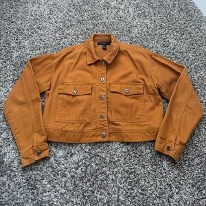 Forever 21 Denim Cropped Jacket